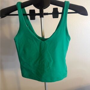 lululemon athletica Vibrant Green Crop Top